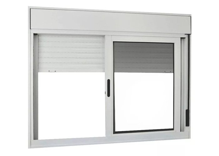 Janela acústica com persianas integradas